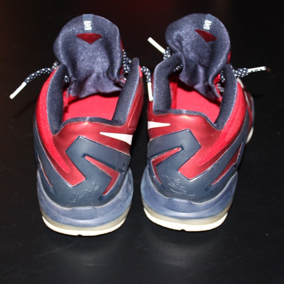 Nike Max LeBron 11 Low Independence Day 642849-614 - Picture 5 of 6